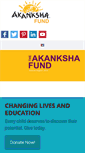 Mobile Screenshot of akankshafund.org